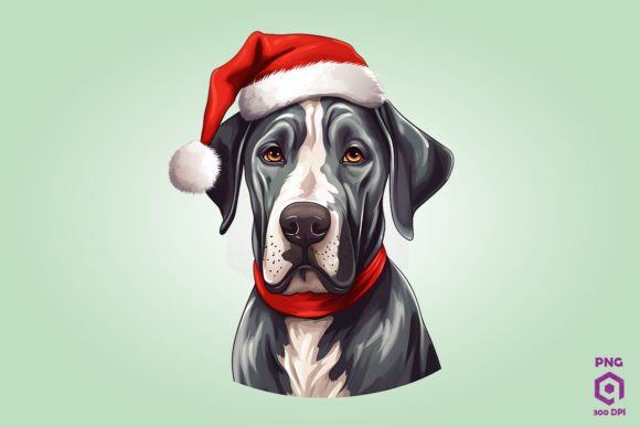 Christmas Great Dane Dog 2