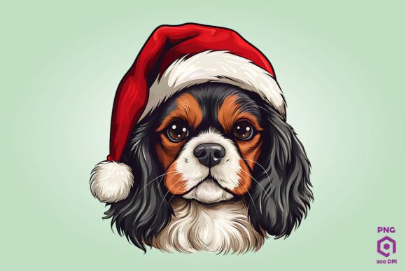 Christmas Spaniel Dog 2