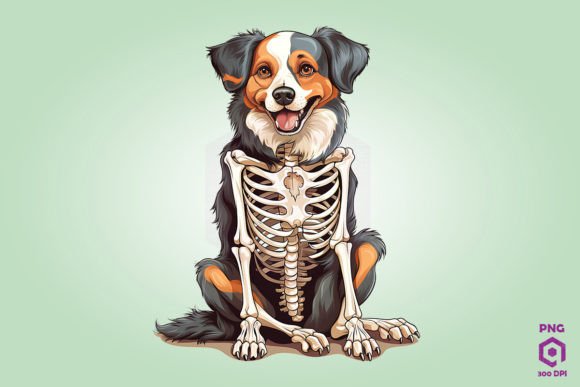 Skeleton Australian Shepherd Dog