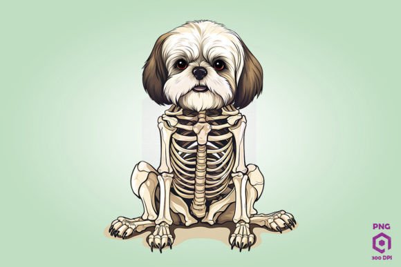 Skeleton Shih Tzu Dog