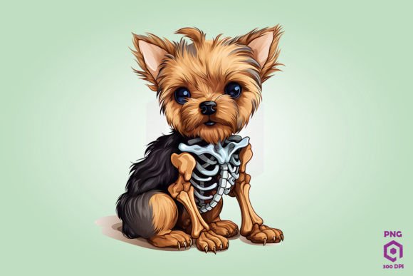 Skeleton Yorkshire Terrier Dog