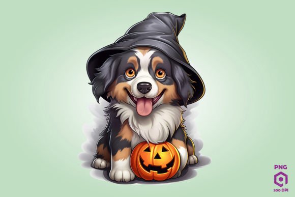 Trick or Treat Australian Shepherd Dog