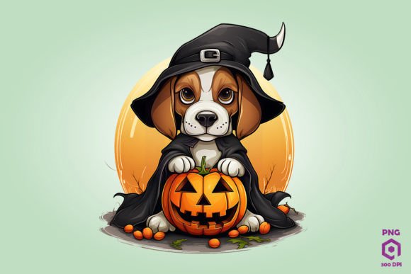 Trick or Treat Beagle Dog 1