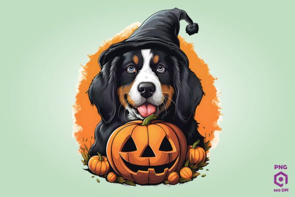 Trick or Treat Bernese Mountain Dog 1