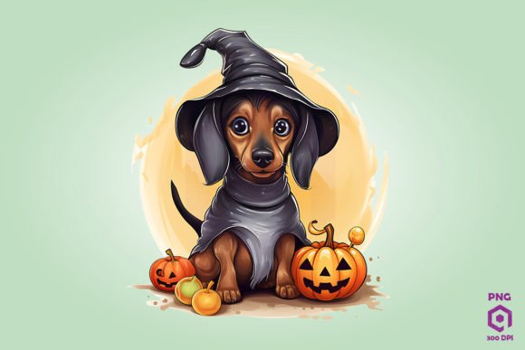 Trick or Treat Dachshund Dog 1
